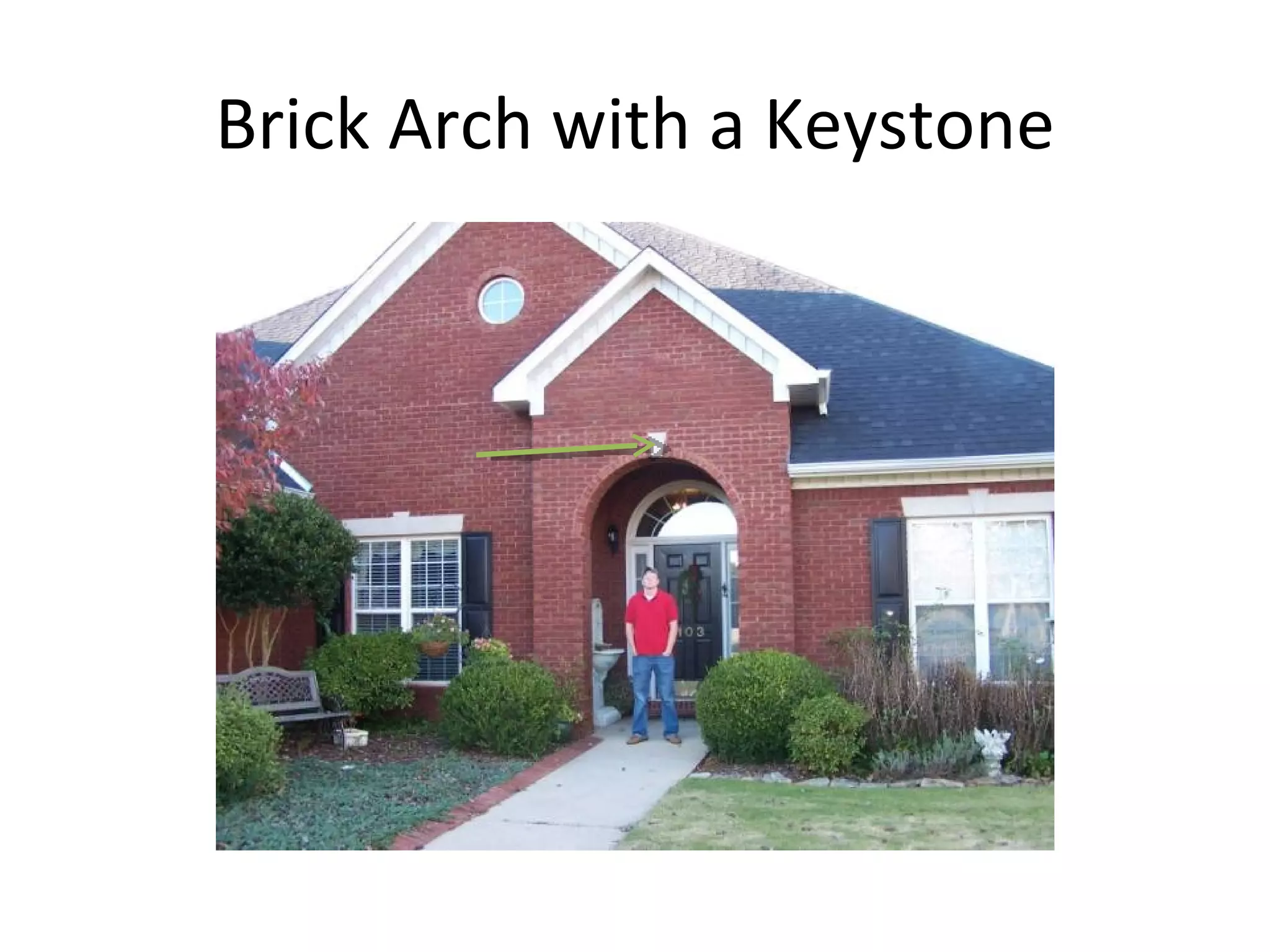 Brick Arch with a Keystone 