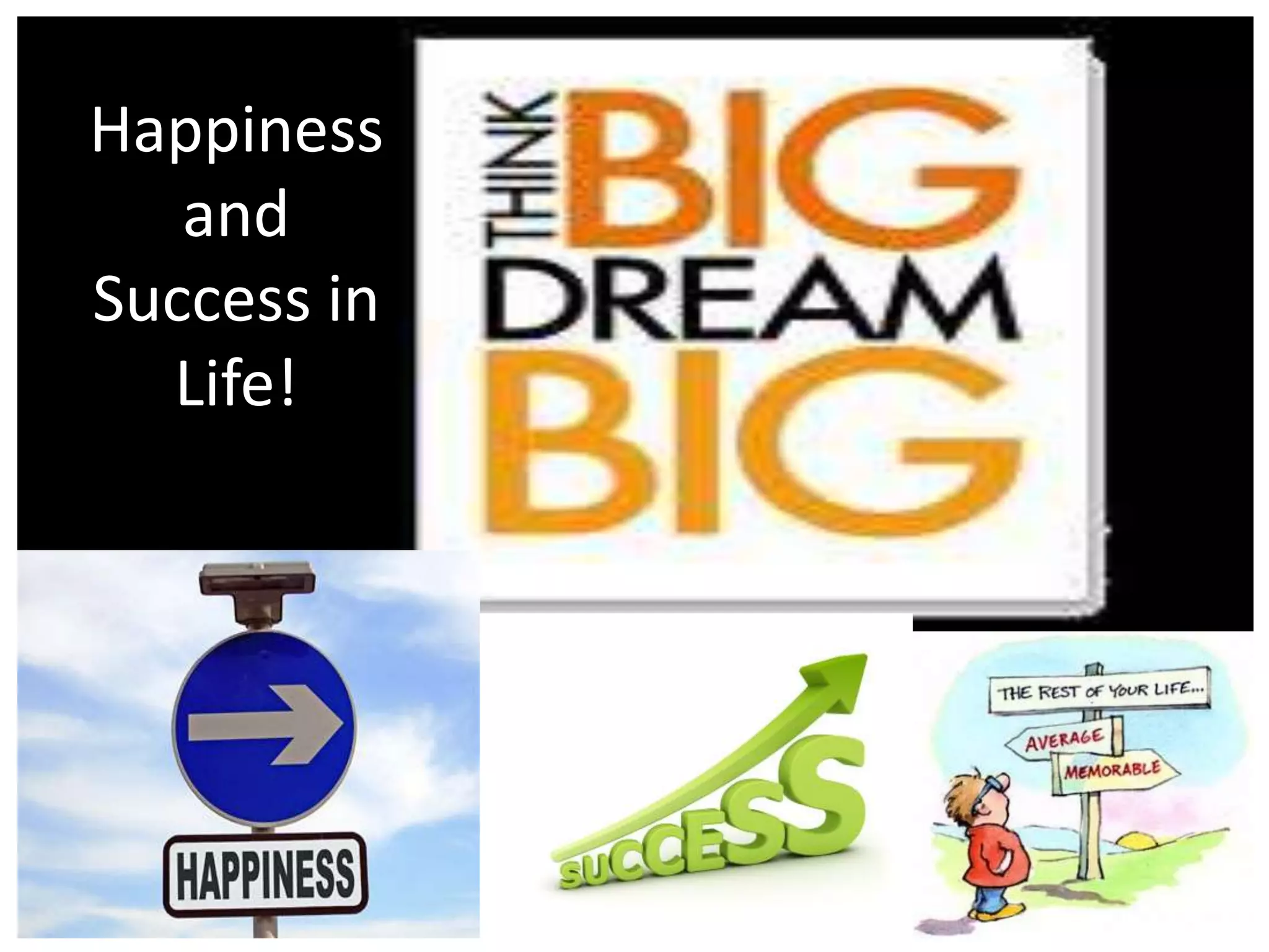 Happiness
and
Success in
Life!