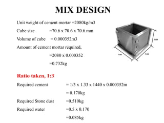 EXPERIMENTAL STUDY OF STRENGTH BEHAVIOUR ON CEMENT MORTAR | PDF