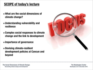 The Social Dimensions of Climate Change | PDF