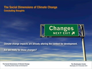 The Social Dimensions of Climate Change | PDF