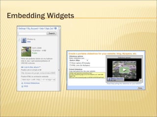 Embedding Widgets 