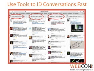 Use Tools to ID Conversations Fast
 