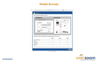 Simple Surveys
#UZWEBINAR
 