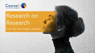 Research on
Research
Your Very Own Insights Jukebox!
 