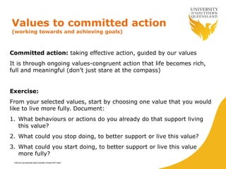 The difference between values and goals and why it matters | PPTX