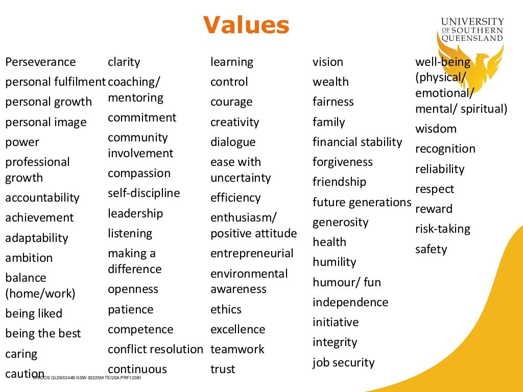 The difference between values and goals and why it matters