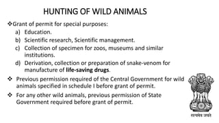 wildlife protection act 1972