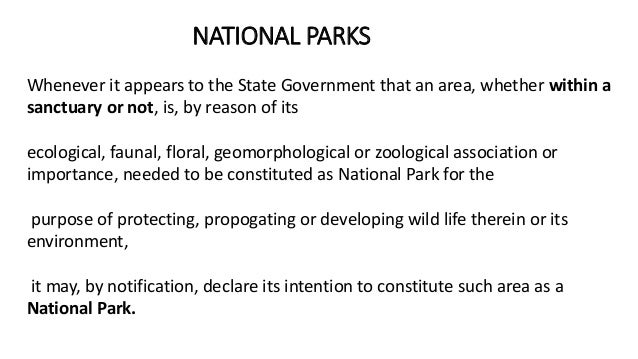 Wildlife Protection Act 1972 Ppt