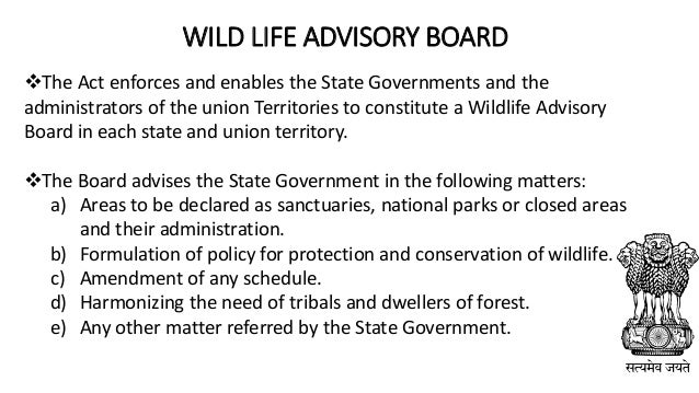 Wildlife Protection Act 1972 Ppt
