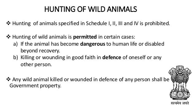 Wildlife Protection Act 1972 Ppt