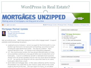 WordPress in Real Estate?