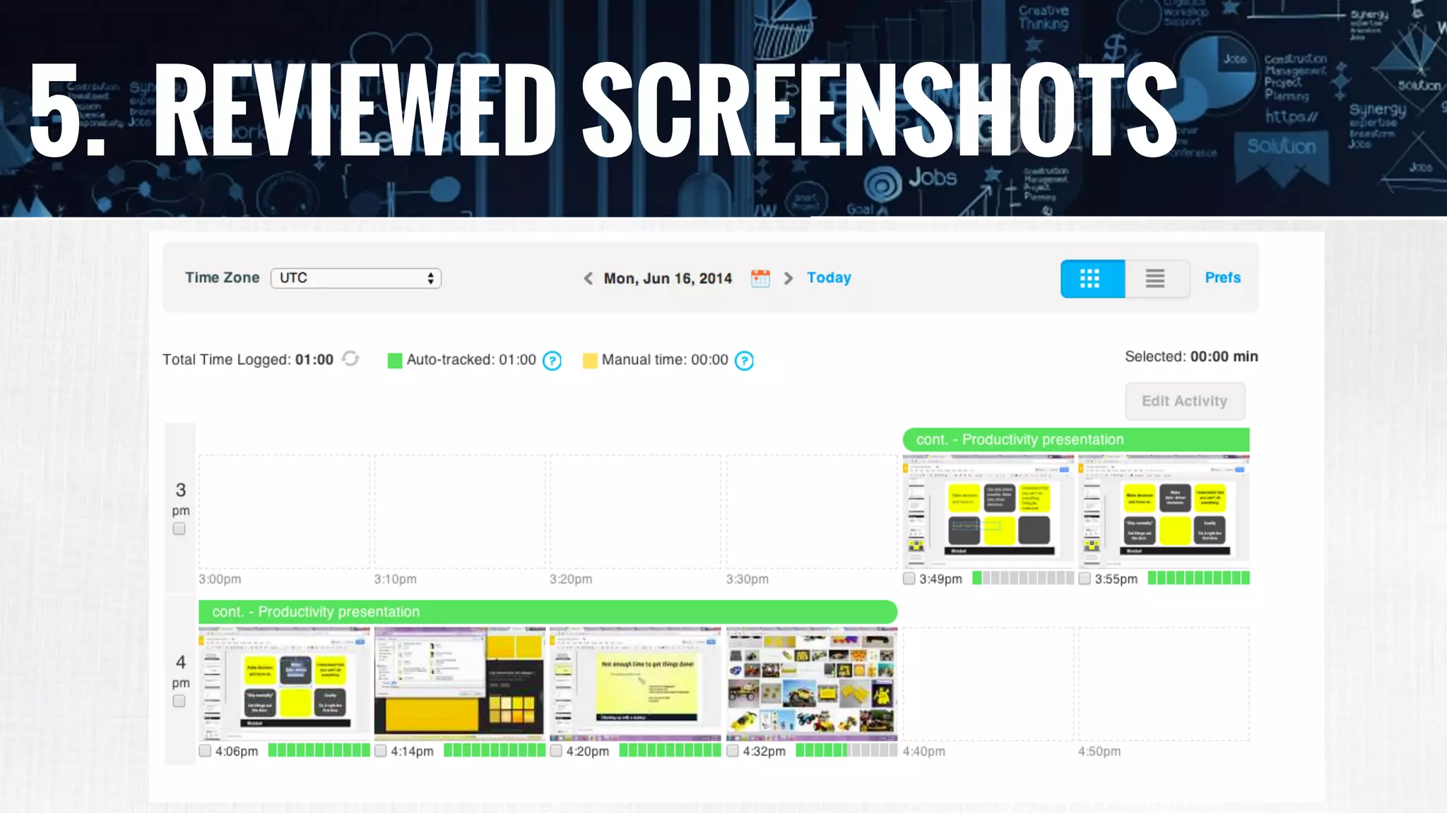 5. REVIEWED SCREENSHOTS
 