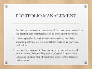 Sharpe Single Index Model | PPTX