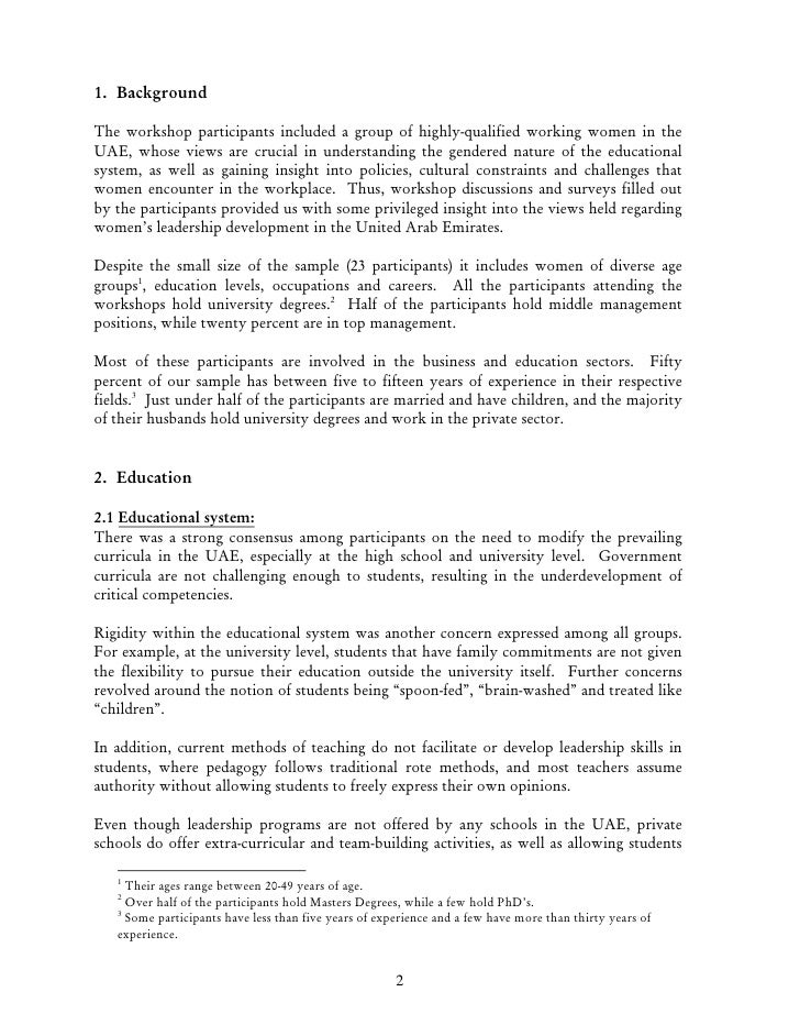 Final executive summary