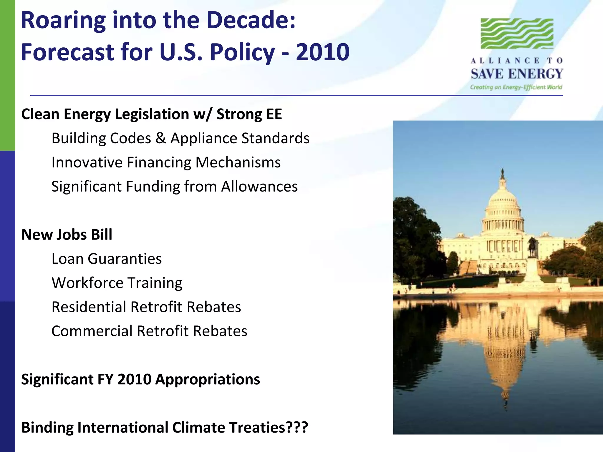 …has reduced energy load by approximately 15-20%  Learning Resulted in New Sustainability Goals:- Reduce GHG emissions at existing stores 20% by 2012- Long-term: 100% powered by renewable energy- Zero-waste operations- Sustainable product selection- Sustainability/efficiency criteria for supplies and vendors around the worldEE technologies are helping Walmart get there  NOW:- Daylighting- Efficient HVAC- White Roofs- Lighting RetrofitsFuel efficient vehicles…and more!Game Changers:  Leadership by Example Since 1994:Energy intensity reduced by 22% (Btu/pound of product)1,600 trillion Btu saved        Prevented 86 million metric tons of CO2 from entering atmosphere$5 billion in energy savings achievedEquivalent to the electricity needed to power all the residential homes in California for one year!