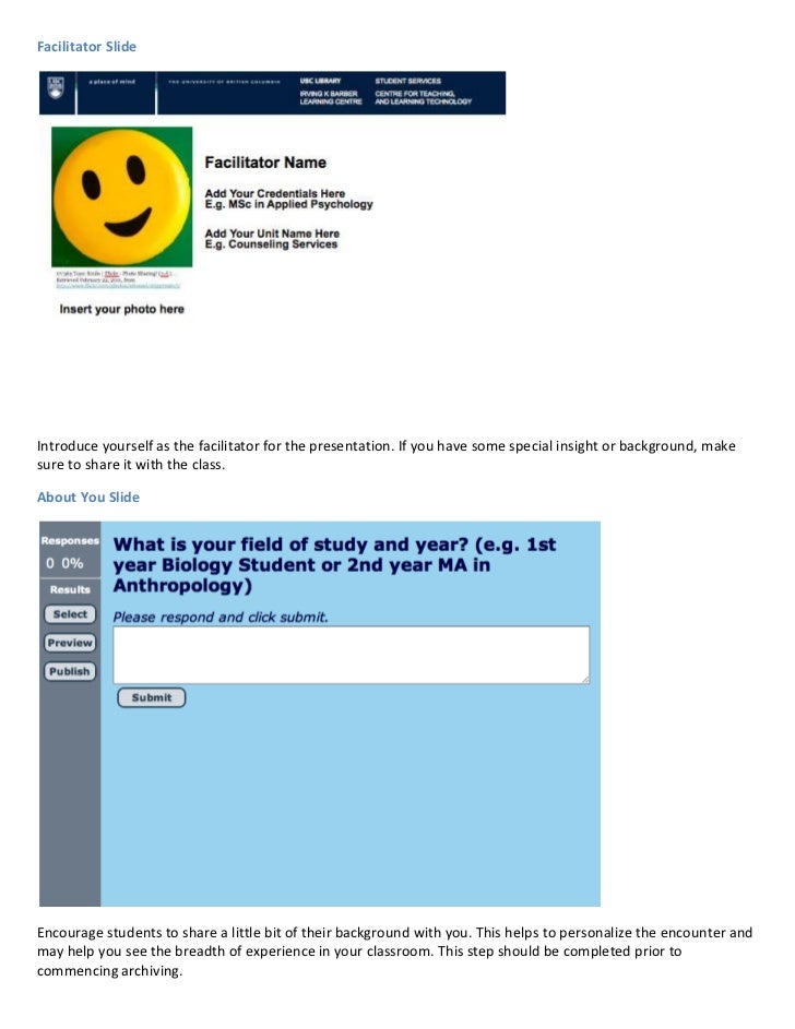 Duties of a facilitator image