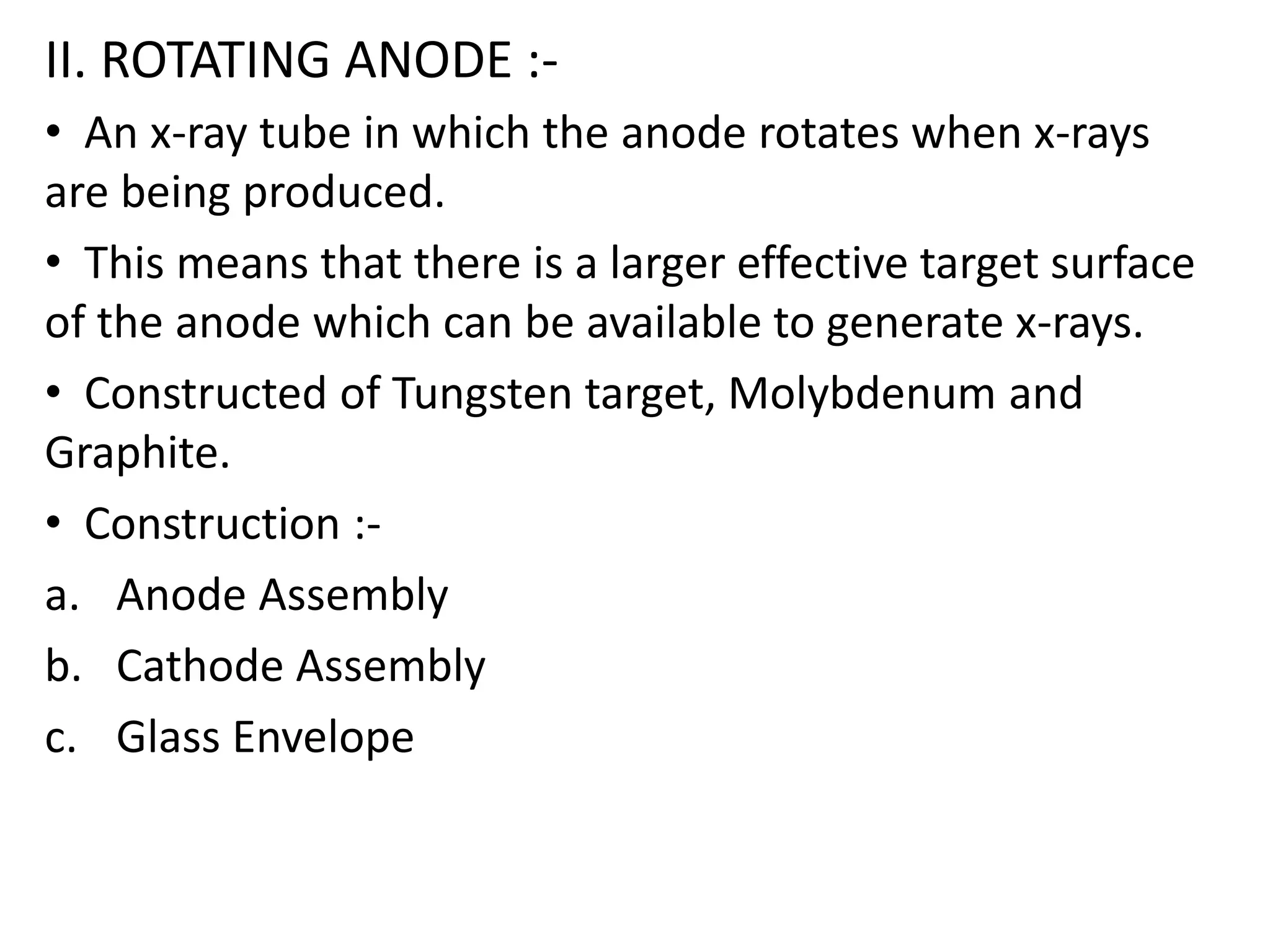 Components of X-Ray Tube | PPTX