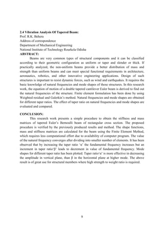 Design and analysis of cantilever beam | PDF