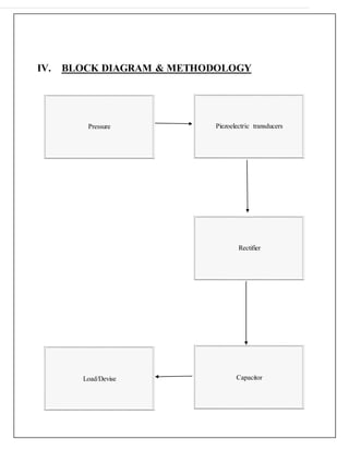Footstep power generation system Final year be project | PDF