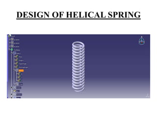 Compression Spring Vs Helical Spring Design and Analysis of Helical Compression Spring for Shock Absorber | PPTX