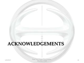 ACKNOWLEDGEMENTS
Final Year Project Presentation -
HinoPak VTMS
406/20/2013
 