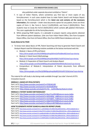 B.E./BTECH Final year project guidelines manual | PDF