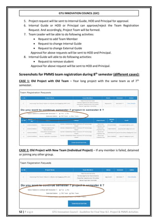 B.E./BTECH Final year project guidelines manual | PDF
