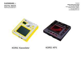 KORG: KP3KORG: Kaossilator
