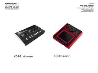 KORG: miniKPKORG: Monotron