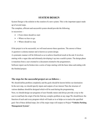 Final year project working documentation 2020 | PDF
