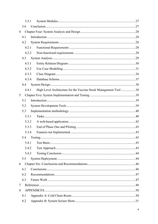 Vaccine Stock Management Tool - System documentation | PDF