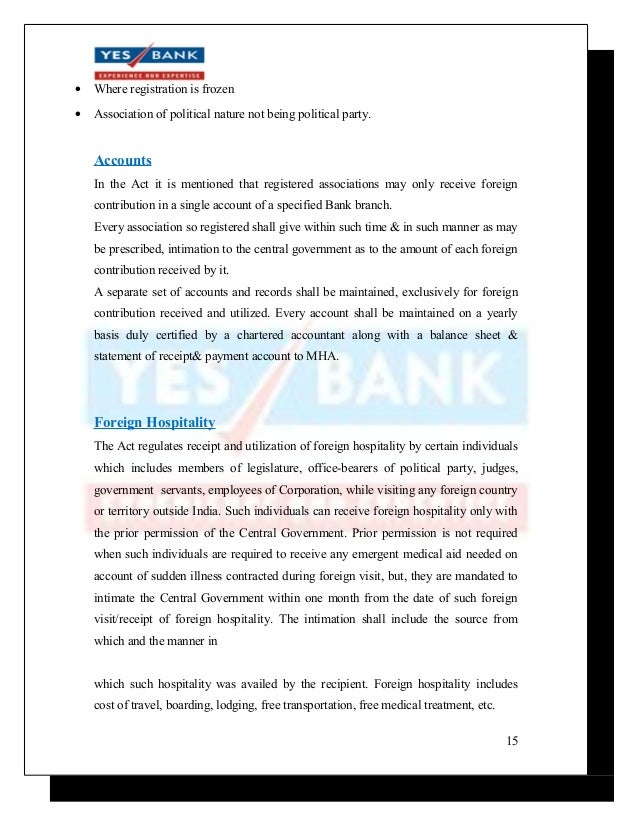 research report on yes bank