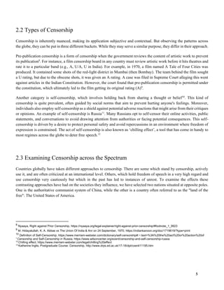 Final YRSI 2023 Brief - Nyaaya - A Case Study of Censorship Laws Around ...