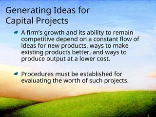 Finance -Ch09 - Capital Budgeting Final .ppt