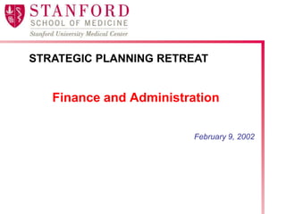 Finance and Administration 