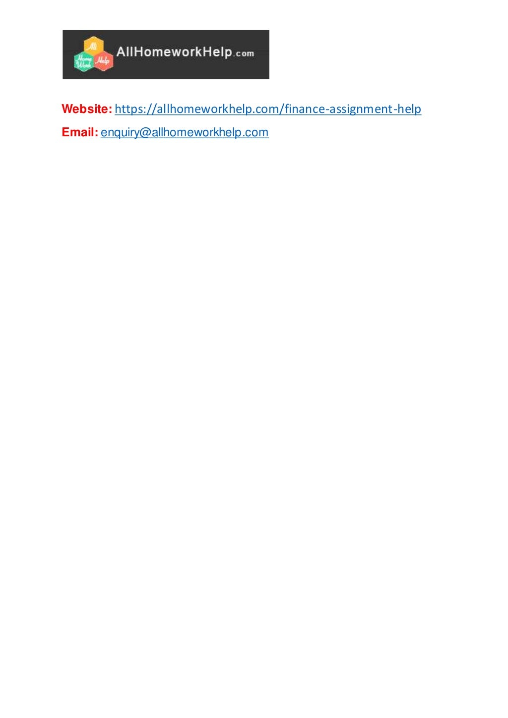 Statistics Homework Help Online | Do My Statistics Homework finance homework help online