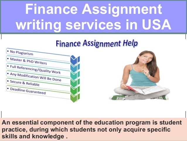 Assignment writing service usa
