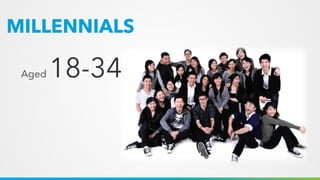 MILLENNIALS
Aged 18-34
 