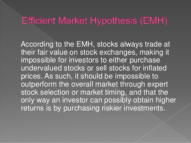 Efficient Market Hypothesis