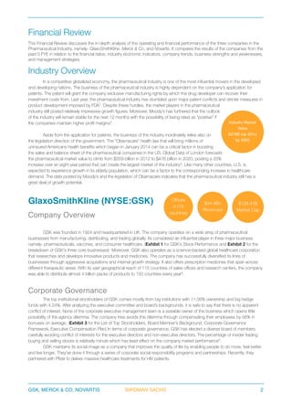 Gsk Indicators A Financial Review: Pharmaceuticals Industry | PDF