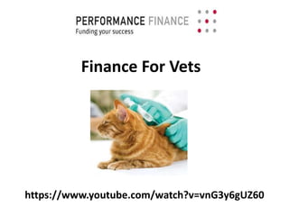 https://www.youtube.com/watch?v=vnG3y6gUZ60
Finance For Vets
 