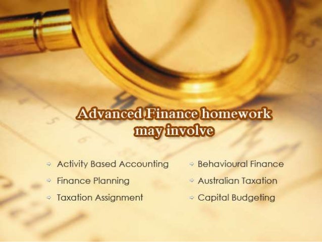 Mba finance homework help