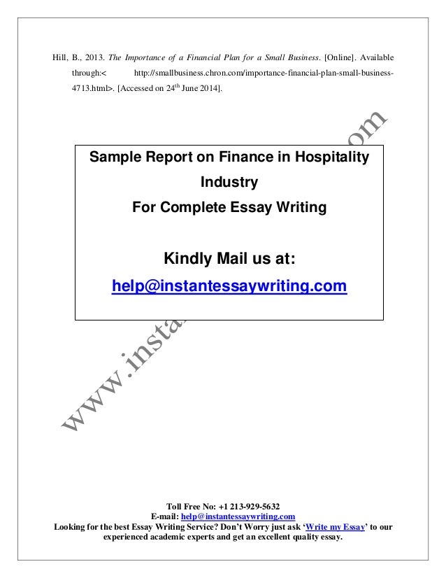 Full Guide On Getting A Dissertation Sample On Hospitality