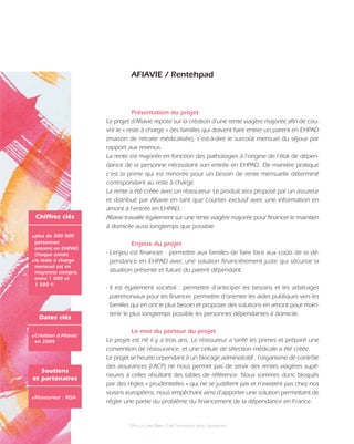 Finance Innovation - Livre Blanc Innovation dans l'Assurance - PARTIE 2 : LONGEVITE BIEN VIEILLIR