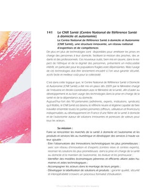 Finance Innovation - Livre Blanc Innovation dans l'Assurance - PARTIE 2 : LONGEVITE BIEN VIEILLIR