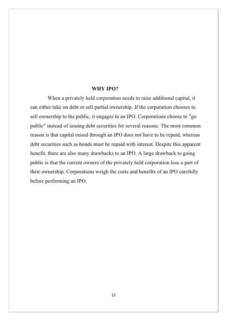 Public benefit corporation ipo