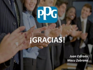 ¡GRACIAS!
Juan Estrada
Macu Zabrana
 