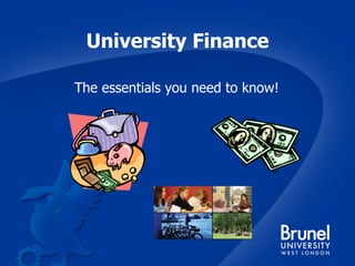 University Finance The essentials you need to know! 