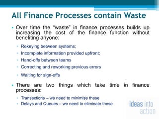 Finance process improvement in 10 slides | PPTX